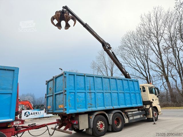 Tovornjak prekucnik MAN MAN TGS 26.440 Lift/gelenkt Schrottkipper Kran