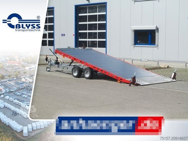 Biltransporttrailer BLYSS Merkur Autotransporter 460x200cm 2500kgGG