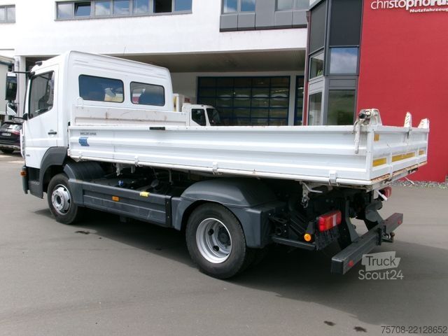 شاحنة نقل بثلاثة اتجاهات MERCEDES-BENZ 818 Atego*Meiller 3Seit-Kipper*2x AHK*Klima*Diff