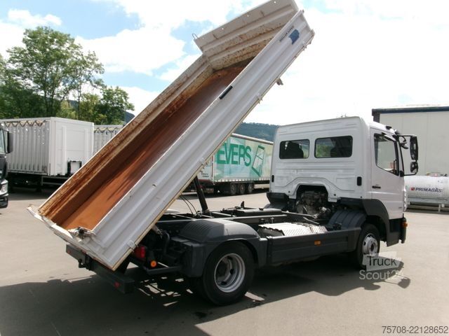 شاحنة نقل بثلاثة اتجاهات MERCEDES-BENZ 818 Atego*Meiller 3Seit-Kipper*2x AHK*Klima*Diff