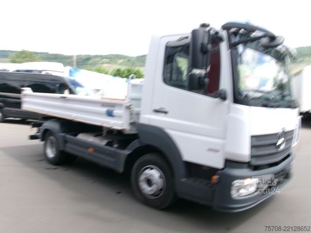 شاحنة نقل بثلاثة اتجاهات MERCEDES-BENZ 818 Atego*Meiller 3Seit-Kipper*2x AHK*Klima*Diff