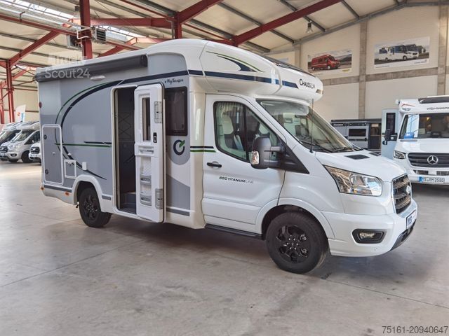 Camping-car semi-intégré CHAUSSON 650 TITANIUM / -2026- / 165PS-8G. / AHK/ HUBBETT