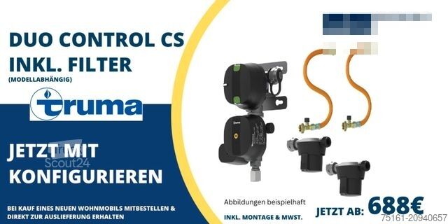 Teilintegriertes Wohnmobil FORSTER T 745 EB /-2025-/ 140PS / EINZELBETTEN & HUBBETT