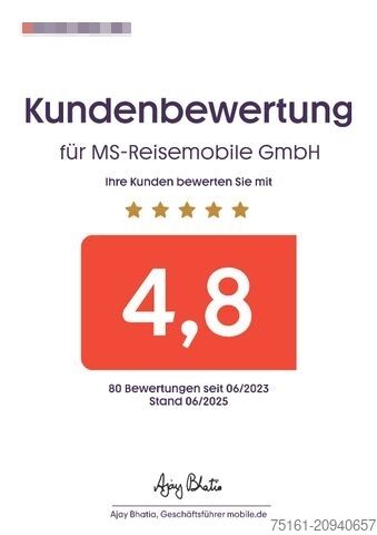 Teilintegriertes Wohnmobil FORSTER T 745 EB /-2025-/ 140PS / EINZELBETTEN & HUBBETT