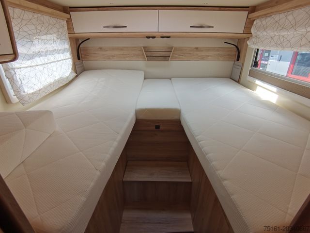 Caravana semiintegrada EURAMOBIL PROFILA T 720 EB /-2026-/ EINZELBETTEN & RAUMBAD