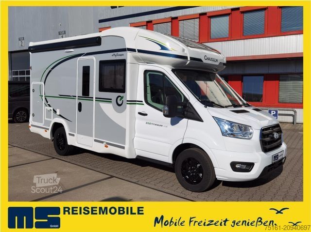 Halvintegreret autocamper CHAUSSON 650 TITANIUM / - 2026 - / 165PS - 8G. / HUBBETT
