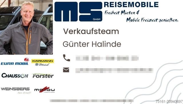 Halvintegreret autocamper CHAUSSON 650 TITANIUM / - 2026 - / 165PS - 8G. / HUBBETT