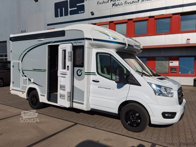 Halvintegreret autocamper CHAUSSON 650 TITANIUM / - 2026 - / 165PS - 8G. / HUBBETT