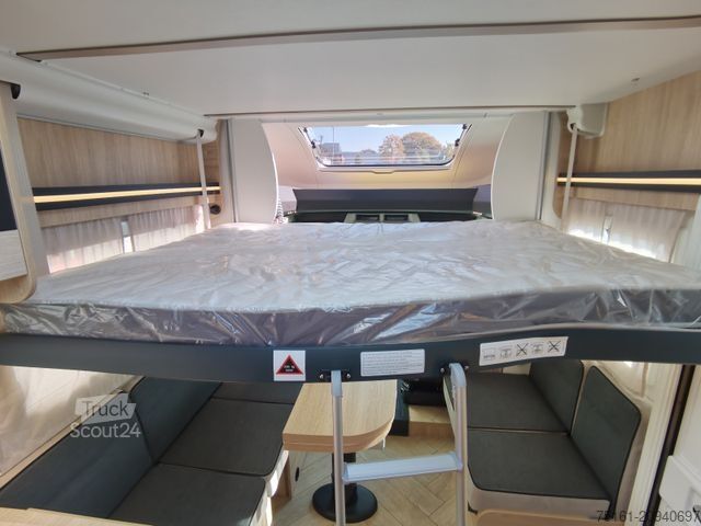 Halvintegreret autocamper CHAUSSON 650 TITANIUM / - 2026 - / 165PS - 8G. / HUBBETT