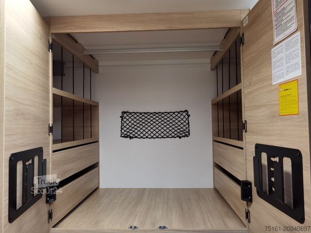 Halvintegreret autocamper CHAUSSON 650 TITANIUM / - 2026 - / 165PS - 8G. / HUBBETT