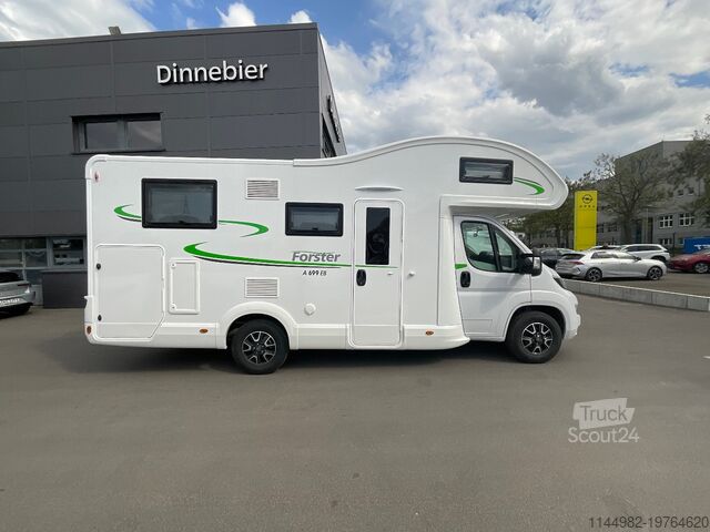 Alkoof camper FORSTER A 699 EB TRAVEL LINE PLUS DACHKLIMAANLAGE