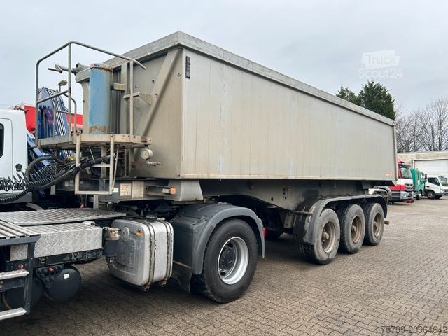 Tippsemitrailer LANGENDORF ALU Kipp-Auflieger mit 3 Achsen ca. 28m³