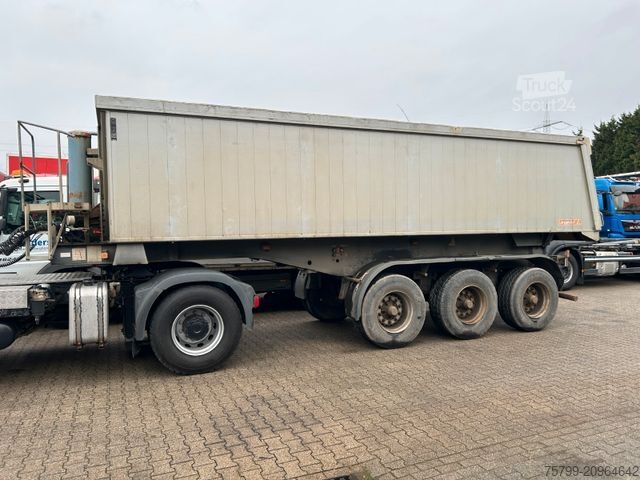 Tippsemitrailer LANGENDORF ALU Kipp-Auflieger mit 3 Achsen ca. 28m³