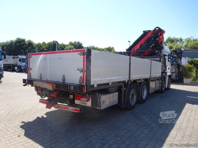 Кран-манипулятор на шасси грузовика MAN 35.480 HYDRO TGS Pritsche + PK 65002 Kran 8x2-4