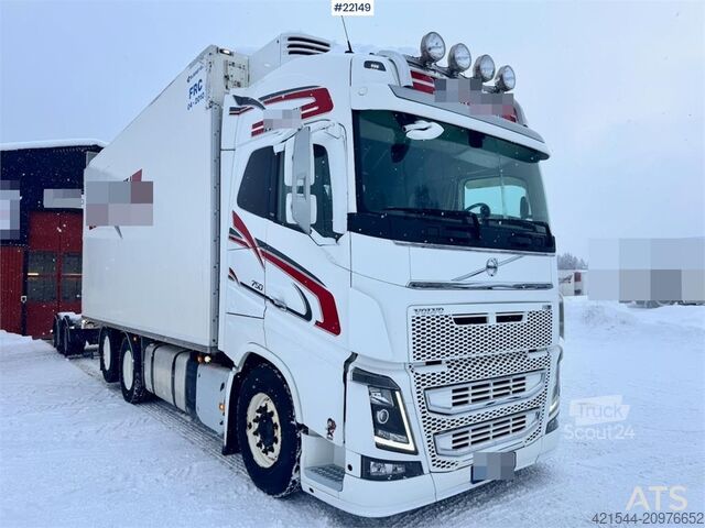 Kovček Volvo FH750 6x2 Box Truck with Full Side Opening and Ref