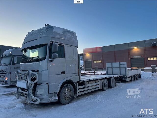 Plattform trailer MAN DAF XF 530