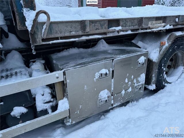 System med krogarm Volvo FM500 snow plough equipped tridem hook truck