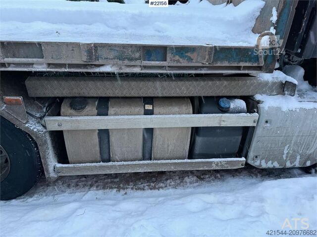 System med krogarm Volvo FM500 snow plough equipped tridem hook truck