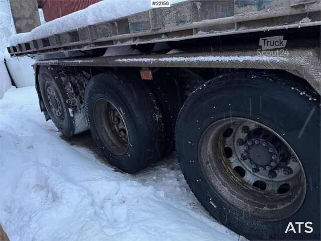 System med krogarm Volvo FM500 snow plough equipped tridem hook truck