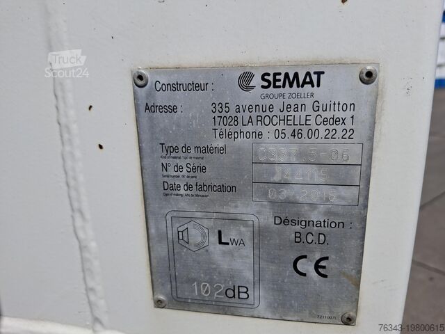 Vuilniswagen RENAULT D26 WIDE 320 - 6X2 - E6 - SEMAT C337