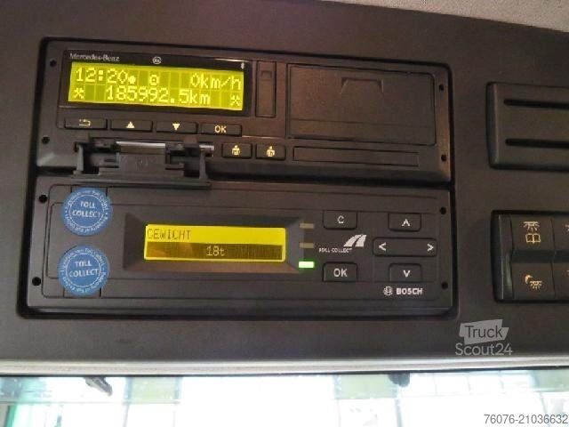 Camion caisson MERCEDES-BENZ 1824 L Koffer 7.2 Seitentür  LBW 2t Kamera