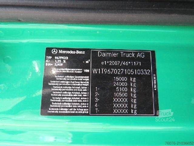 Camion caisson MERCEDES-BENZ Atego 1524 L 7.4 m Koffer LBW2t Seitentür Kamera