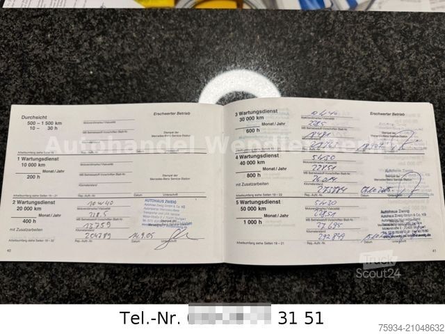 друго MERCEDES-BENZ 811 gr Haus 6 Sitze rre  orig.31tkm