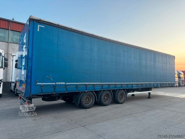 Semi-remorque bâchée KRONE SN24 *  * SAF ACHSEN * LIFTACHSE * 3 M HOCH