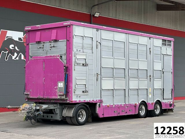 Remorque de transport de chevaux PEZZIOLI 3. Stock  Aggregat/ Tränke/Hubdach/Rampe/Lift