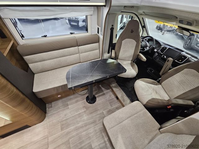 Half-integraal camper BENIMAR Mileo M282 NEUHEIT / RUNDSITZGRUPPE HECK