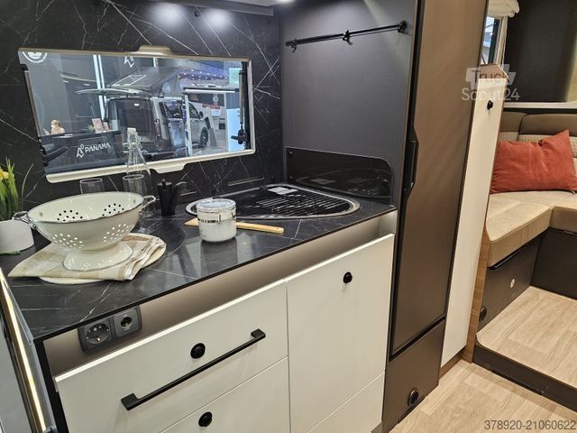 Half-integraal camper BENIMAR Mileo M282 NEUHEIT / RUNDSITZGRUPPE HECK