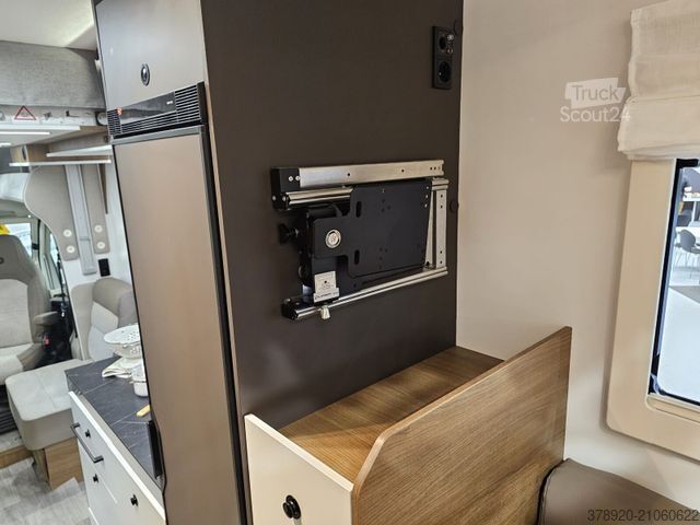 Half-integraal camper BENIMAR Mileo M282 NEUHEIT / RUNDSITZGRUPPE HECK