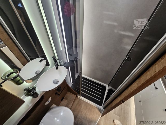 Semi-integrated camper BENIMAR Mileo M282 NEUHEIT / RUNDSITZGRUPPE HECK