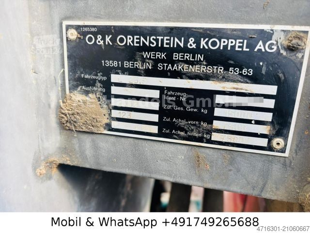 Încărcător pe roți O&K L 25.5 *Löffel mit Schneide ca.4m³