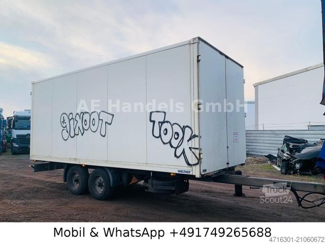 Koffer aanhanger  Walther N4K212 Tandem *Durchlader/BPW-Achsen