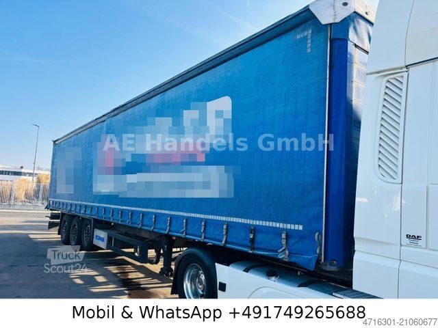 Open oplegger met zeil SCHMITZ CARGOBULL SCS 24/L |Edscha|Tautliner|Palettenkasten|Lift