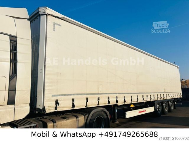 Open semitrailer with tarp KÄSSBOHRER XS MAXIMA |Edscha|Tautliner|Scheibenbremsen