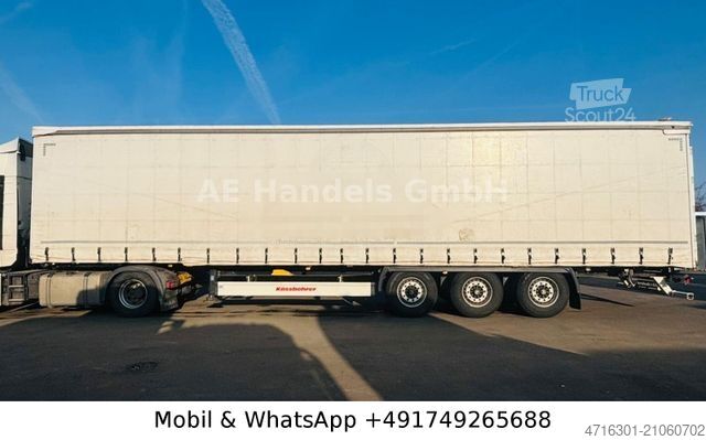 Open semitrailer with tarp KÄSSBOHRER XS MAXIMA |Edscha|Tautliner|Scheibenbremsen