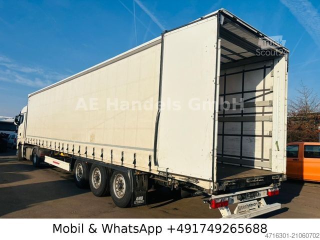 Open semitrailer with tarp KÄSSBOHRER XS MAXIMA |Edscha|Tautliner|Scheibenbremsen