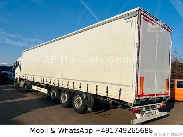 Open semitrailer with tarp KÄSSBOHRER XS MAXIMA |Edscha|Tautliner|Scheibenbremsen