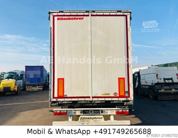 Open semitrailer with tarp KÄSSBOHRER XS MAXIMA |Edscha|Tautliner|Scheibenbremsen