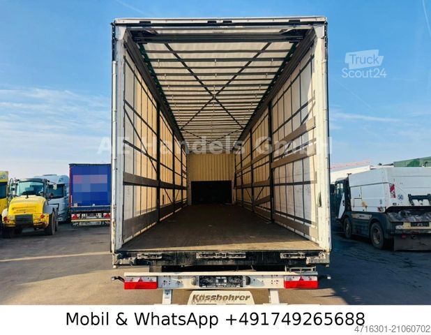 Open semitrailer with tarp KÄSSBOHRER XS MAXIMA |Edscha|Tautliner|Scheibenbremsen