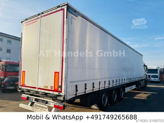 Open semitrailer with tarp KÄSSBOHRER XS MAXIMA |Edscha|Tautliner|Scheibenbremsen