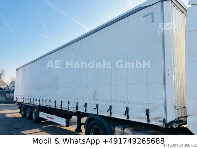 Open semitrailer with tarp KÄSSBOHRER XS MAXIMA |Edscha|Tautliner|Scheibenbremsen