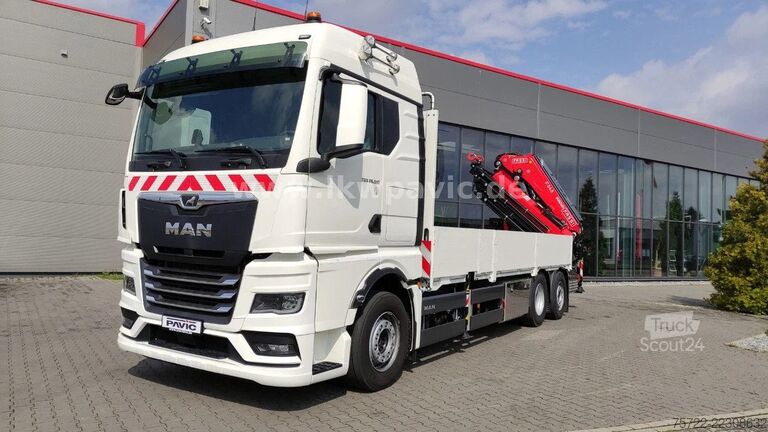 Nosturiauto MAN TGX 26.540 6x2-4 LL Containerpritsche/Fassi 545