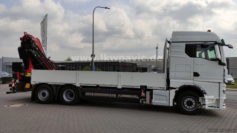 Nosturiauto MAN TGX 26.540 6x2-4 LL Containerpritsche/Fassi 545