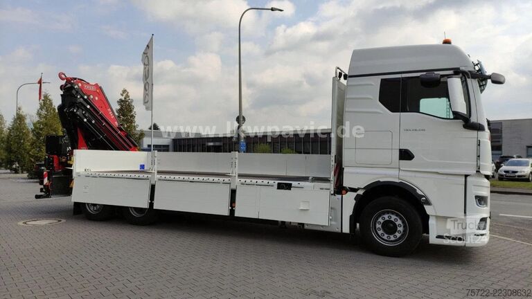 Nosturiauto MAN TGX 26.540 6x2-4 LL Containerpritsche/Fassi 545