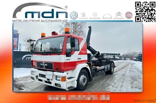 Roll-off tipper truck MAN 18.290 4x2 Abrollkipper KRAN-Vorbereitung