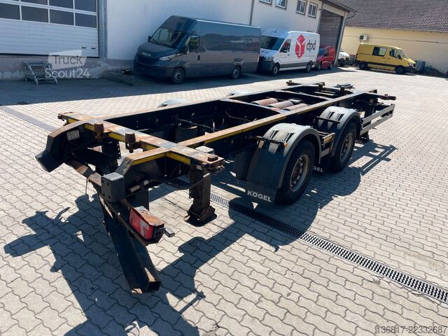 Utskiftbart chassis-tilhenger KRONE ZW18 Tandem BDF 7,82 Container Wechselfahr