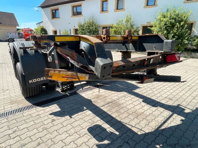 Utskiftbart chassis-tilhenger KRONE ZW18 Tandem BDF 7,82 Container Wechselfahr